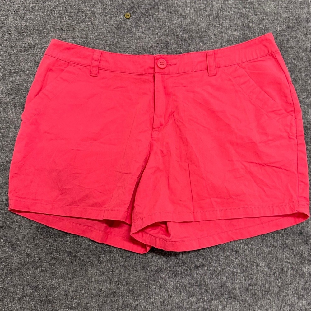 Columbia Shorts Womens Size 12 Pink Casual Outdoor Cotton Pockets Modern Fit
